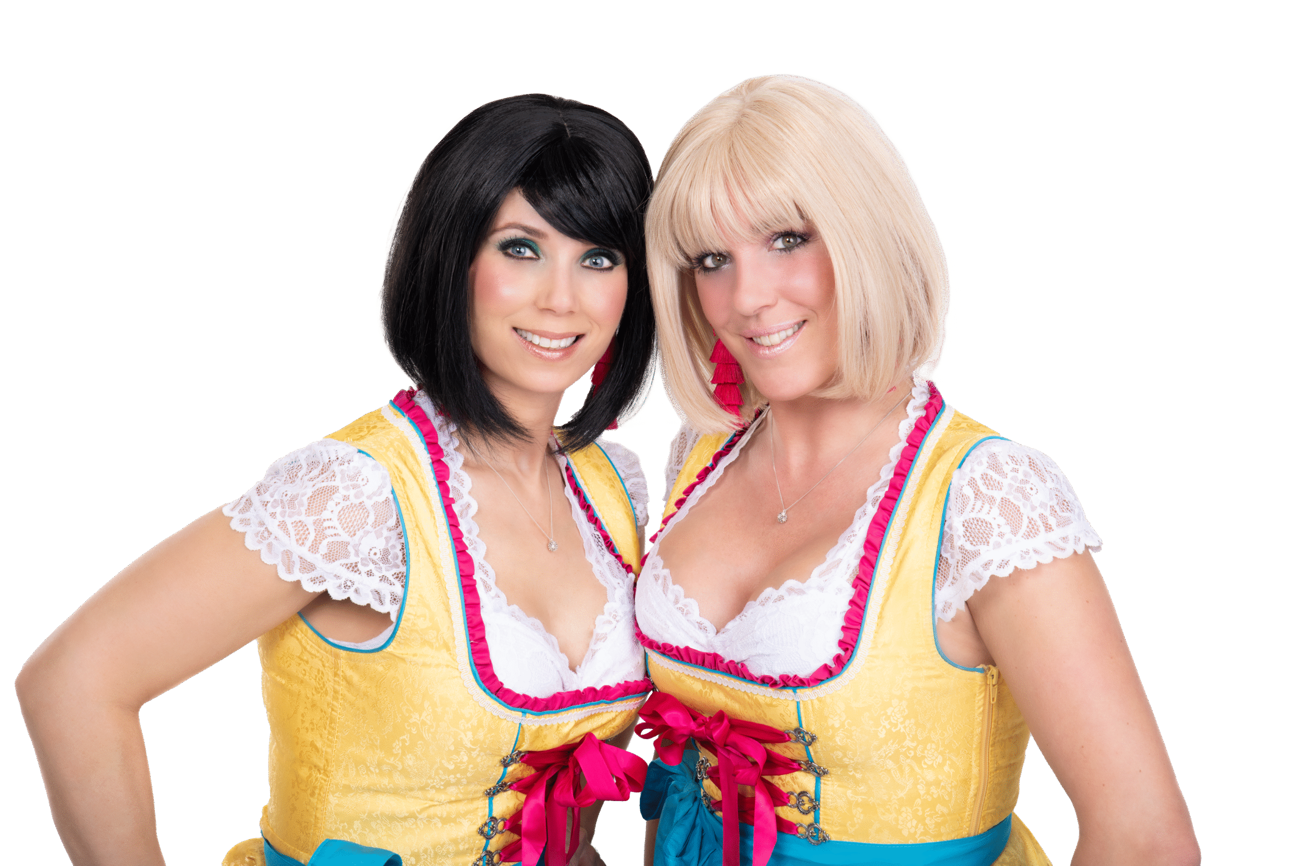 De Alpenzusjes live on stage met een feestelijk optreden vol zang, dans en humor voor een uitzinnig publiek