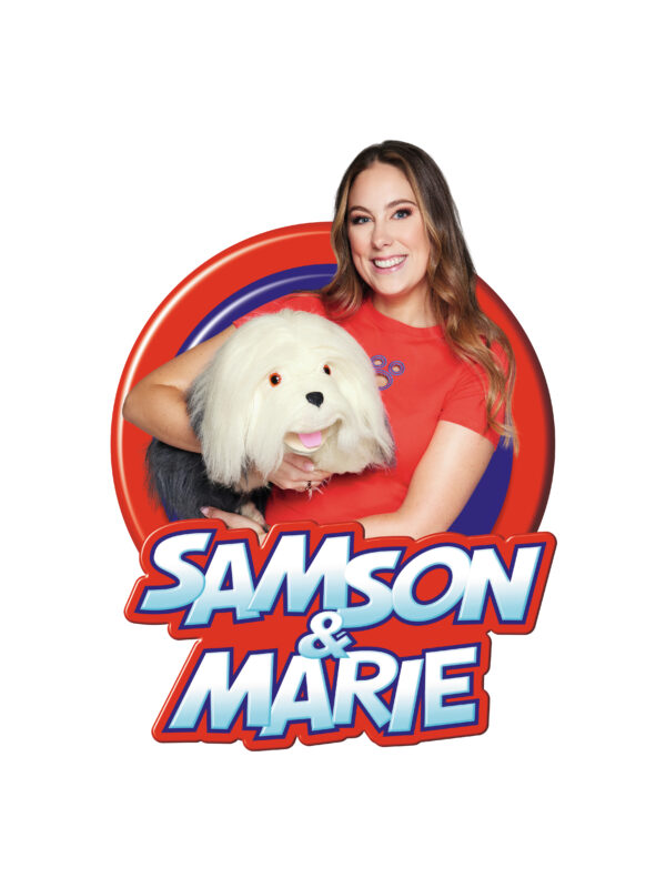 Samson & Marie samen tijdens een vrolijk optreden