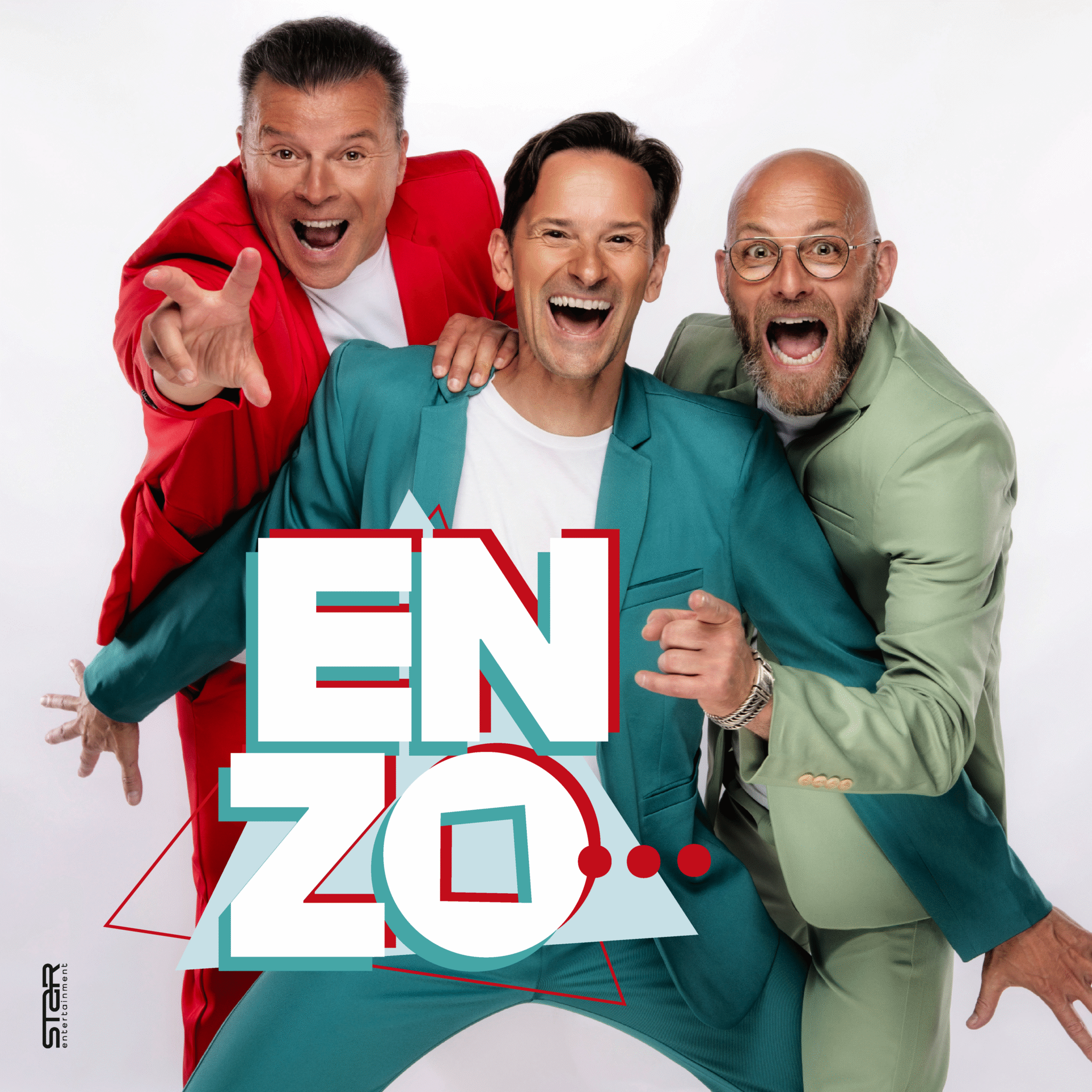 ENZO live on stage met originele bezetting tijdens een 90’s revivalshow vol meezingers en retro vibes