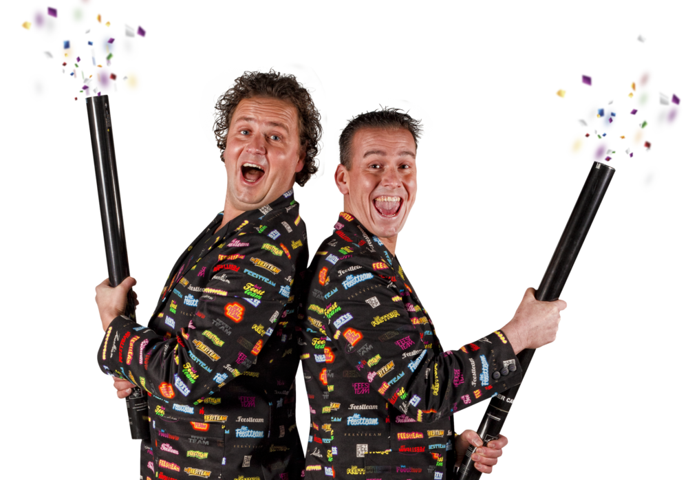 Stan en Frank van Het Feestteam brengen live entertainment met feestgarantie op jouw evenement – Dream Animations