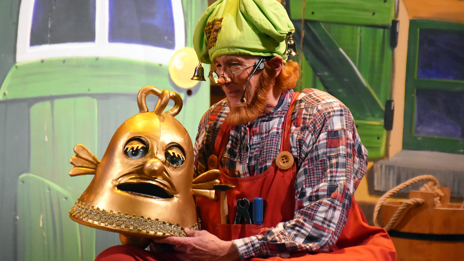 Kabouter Klus op bezoek op een kinderfeest, te boeken via Dream Animations