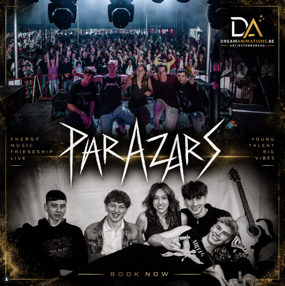 PARAZARS jonge rockband met Noa en Yuka Planckaert